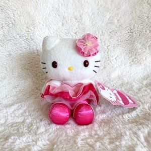 NWT Hello Kitty Pink Ballerina Tutu 5" Plush